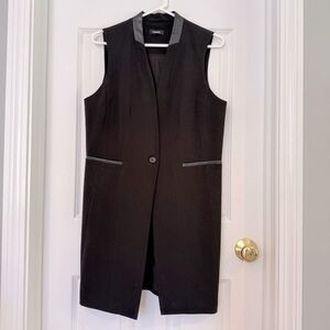 Premise Long Black Vest Size 6